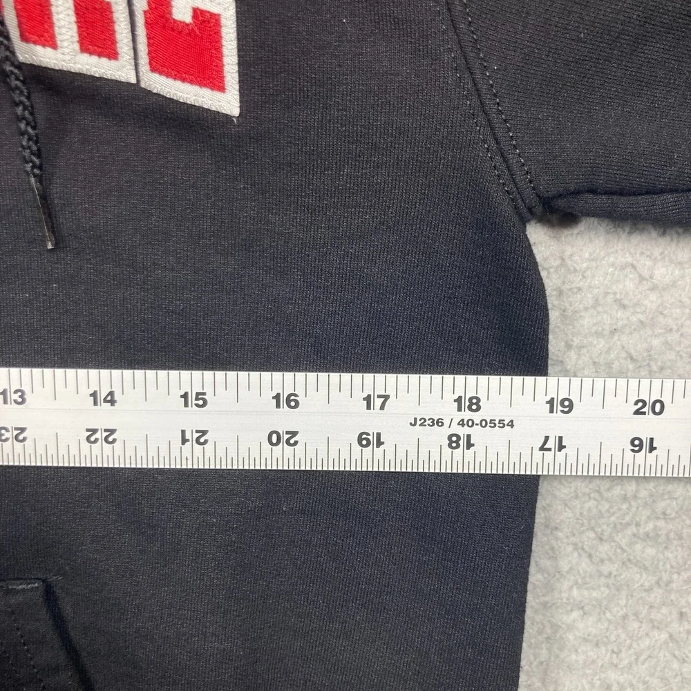 Montclair State University Hoodie Adult Small Black Pullover Sweatshirt FLAWS